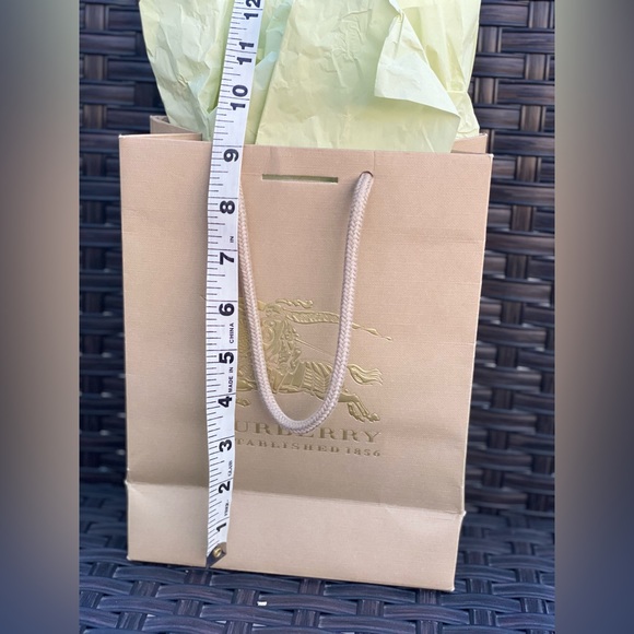 BURBERRY Gift Bag, Small/Med with Gold🐎 Prorsum Embossing on Both Sides🔥9”x7.5 - Picture 6 of 9